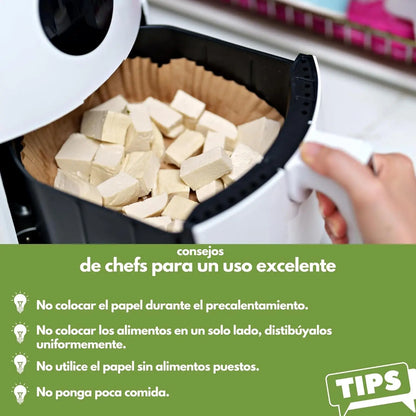 Air Fryer Paper for Cosori 5'5/6’4 L 20cm 23cm XXL Large Square Disposable Airfryer Tray Accessories