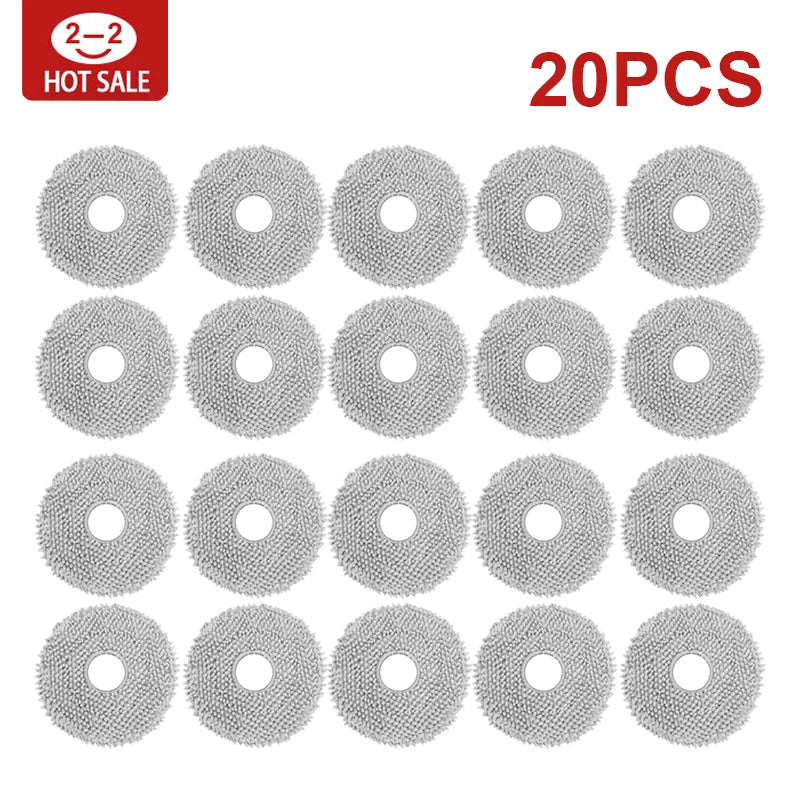 Compatible with Xiaomi Robot Vacuum X20+/X20 Plus Parts Accessories Main Side Brush Filter Mop Cloth Dust Bag Replacement