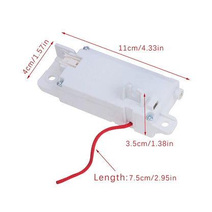 Compatible with LG 1pc Washing Machine Replacement: EBF61215202 DM-PJT, T90SS5FDH, 16V, 0.95A Door Lock Switch.