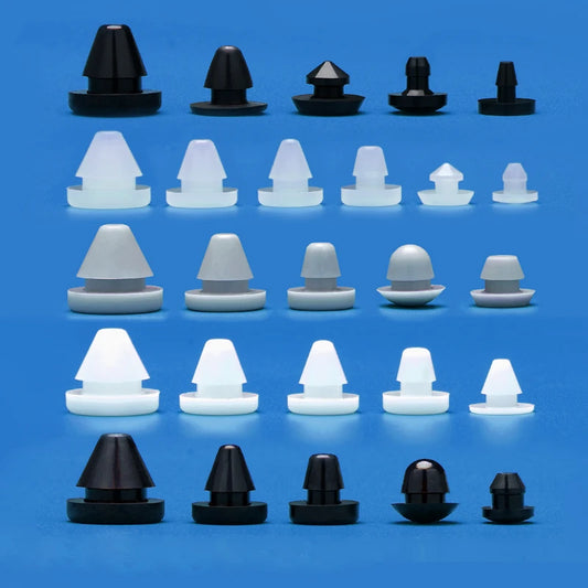 Silicone Plug Rubber Stopper T-plug Black Soft Match High Elasticity Cap Cover White Seismic Eyelet Muffling Thermostability