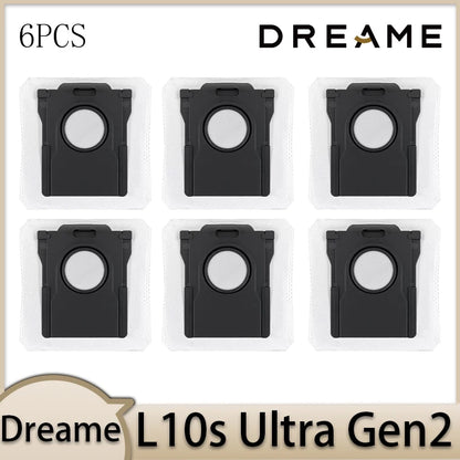 Dreame L10s Ultra Gen2 Robot Vacuum Cleaner Accessories Main Brush Side Brush HEPA Filter Mop Cloths Dust Bag