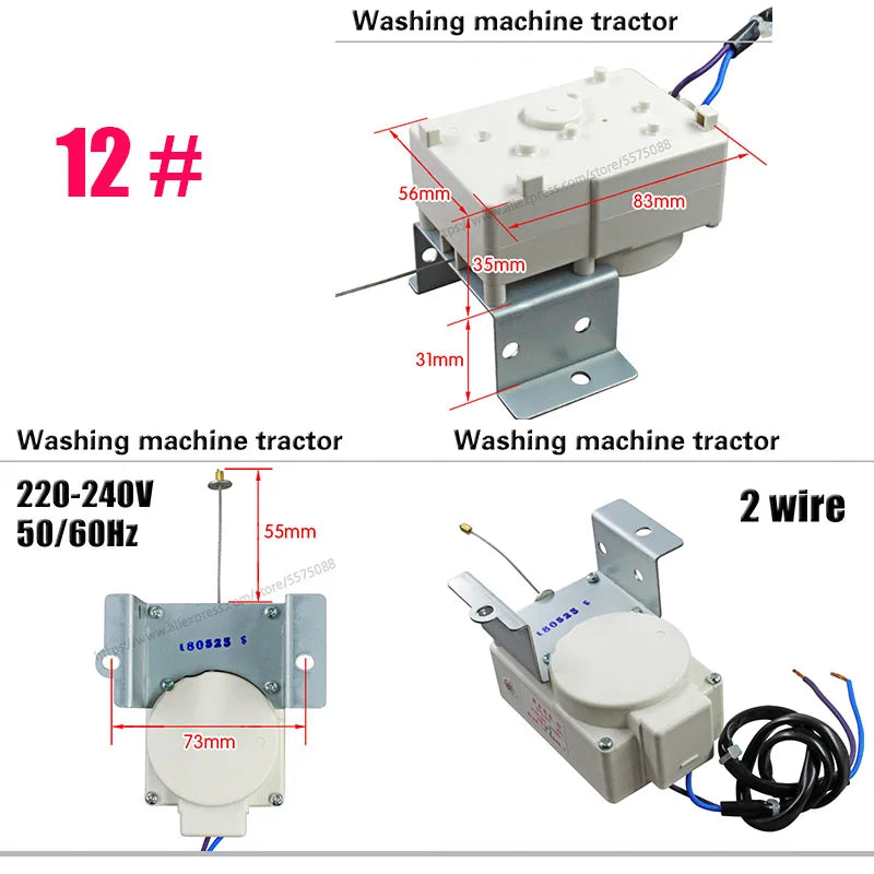 Fully Automatic Washing Machine Tractor Drain Switch Drain Motor Drain Valve Dehydration Motor