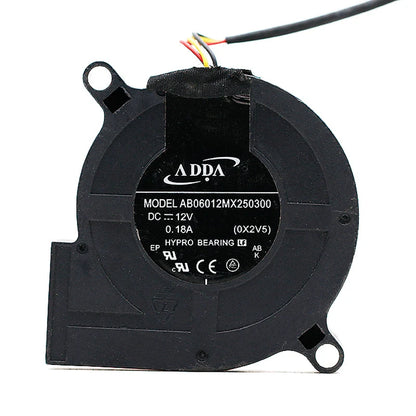 Compatible with BenQ MX703 Projector Blower Fan AB06012MX250300 60x60x25mm 12V 0.18A Cooling Cooler Turbo Fan