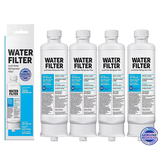 Replacement Refrigerator Water Filter Compatible with Samsung DA97-17376B / DA97-08006C / RF23M8070SG / RF23M8070SR