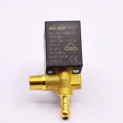 ITALY OLAB 6000BH/K5FV Coffee Maker Machine Solenoid Valve AC 220V 230V Brass Steam Hot Water Normally Closed