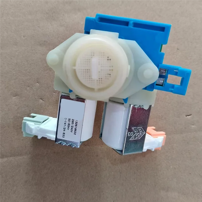 A02V-132518622 Washer Solenoid Valve Replacement For Electrolux Washing Machine Water Inlet Solenoid Valve Assembly 220-240V