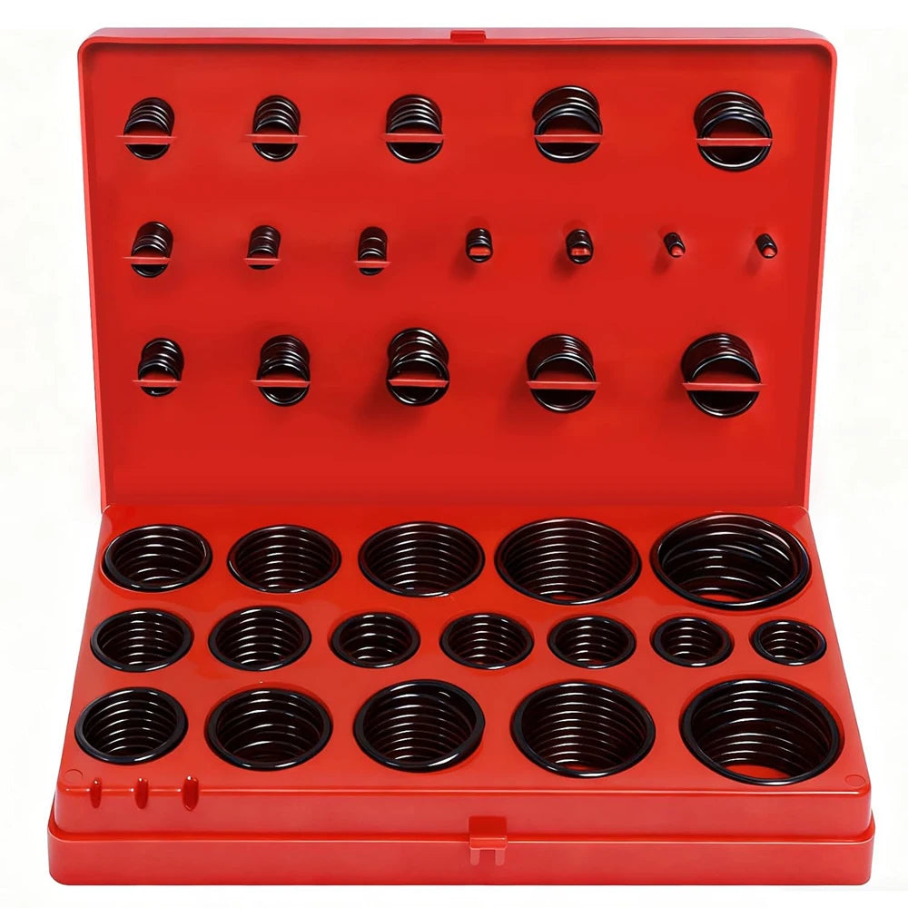 419 Pieces Metric O-Ring Kit Set of 32 Metric Sizes Rubber Seals O Rings for Faucet Professional Plumbing Automotive