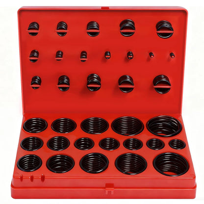 419 Pieces Metric O-Ring Kit Set of 32 Metric Sizes Rubber Seals O Rings for Faucet Professional Plumbing Automotive