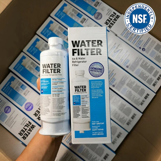 Replacement Refrigerator Water Filter Compatible with Samsung DA97-17376B / DA97-08006C / RF28R7351SG / RF23M8070SR — 4 Pack