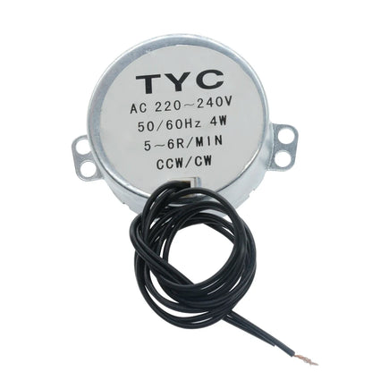 5-6 r/min Stable Synchronous Motor Pro TYC-50 AC 220V 12V 50/60Hz Torque 4KGF.CM 4W CW/CCW Microwave Turntable for Electric Fan