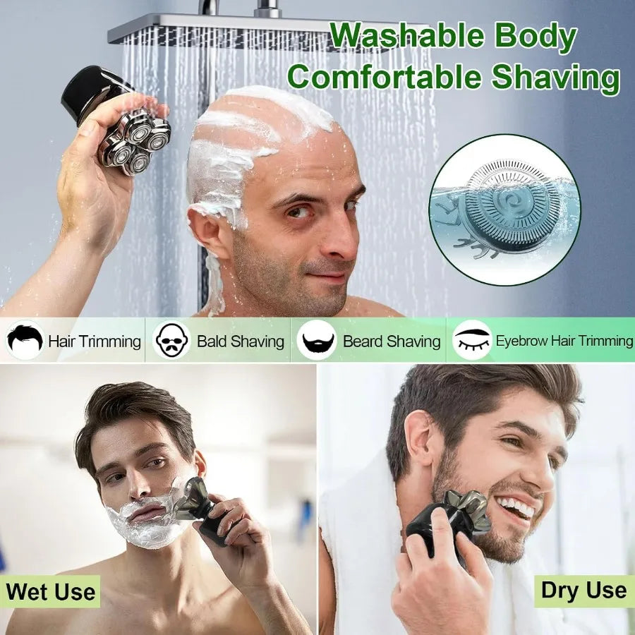 4/8Pcs Shaver Replacement Heads for Skull Pitbull Gold Pro Shaver for Pitbull Platinum Pro Shaver Replacement Blade Accessories