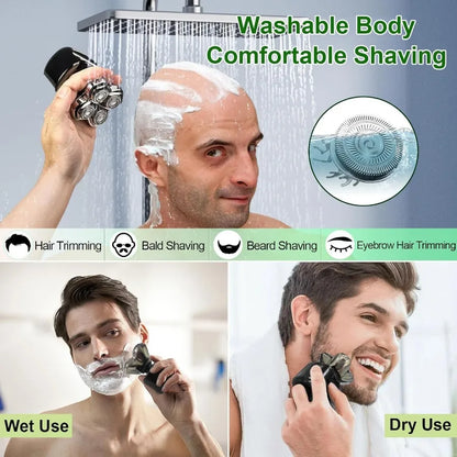 4/8Pcs Shaver Replacement Heads for Skull Pitbull Gold Pro Shaver for Pitbull Platinum Pro Shaver Replacement Blade Accessories