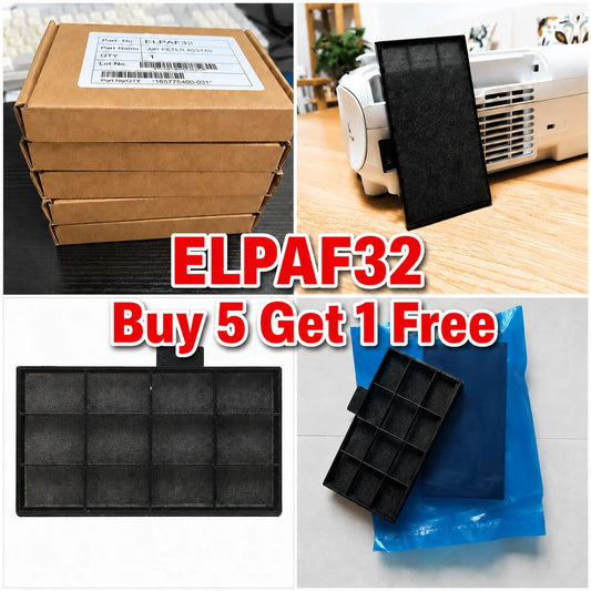 Replacement Projector Air Filter — ELPAF32 / V13H134A32 / EB-X39 / X41 / X49 — Model Options
