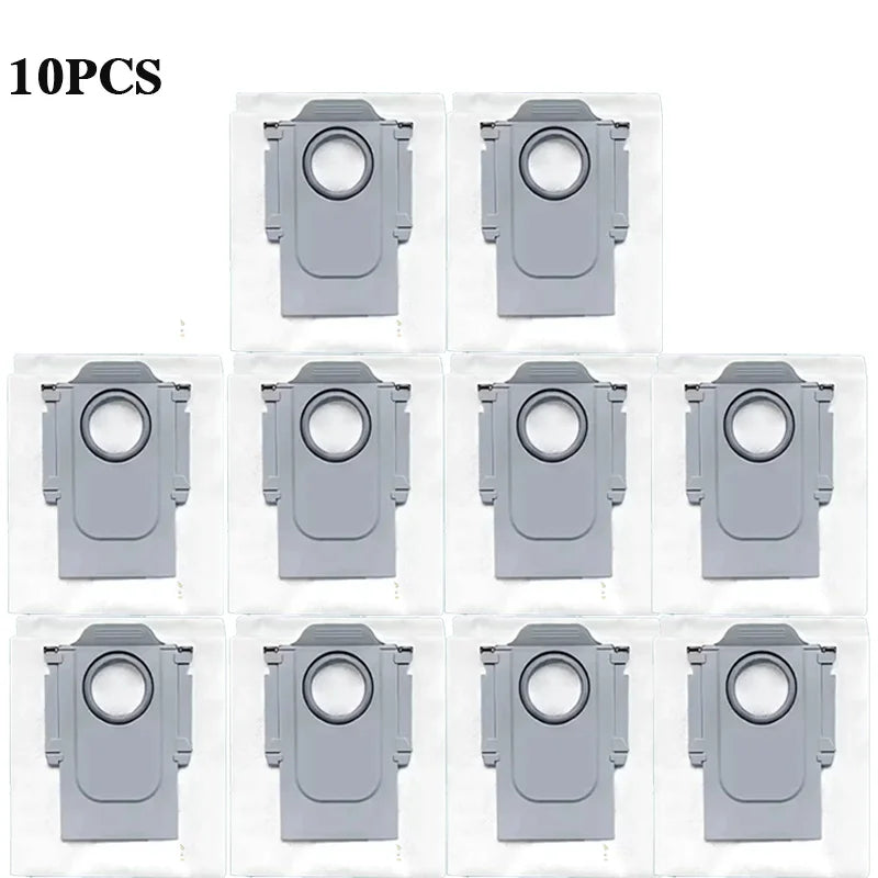 Compatible with Roborock Saros 10R / Saros 20 Robot Vacuum Spare Parts Main Side Brushes Mop Cloths HEPA Filters Dust Bags Accessories