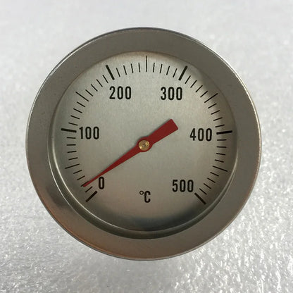 Stainless Steel BBQ Thermometer Meat Temperature Meter Barbecue Food Kitchen Cooking Grill Temperature Pit Gauge Tools 0-500℃