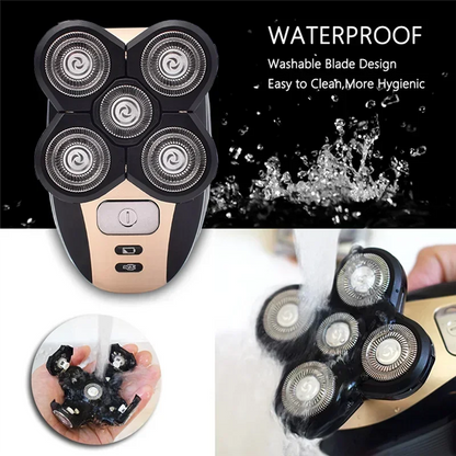 Replacement Shaver Head Electric Shaver 5 Cutter Floating Head Stainless Steel Blade
