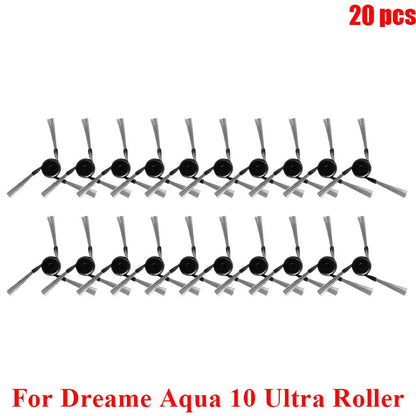 Acccessories Compatible with (Dreame Aqua 10 Ultra Roller) Vacuum Parts Main Roller Brush Side Brush Cleaner Filter Dust Bag Roller Mops
