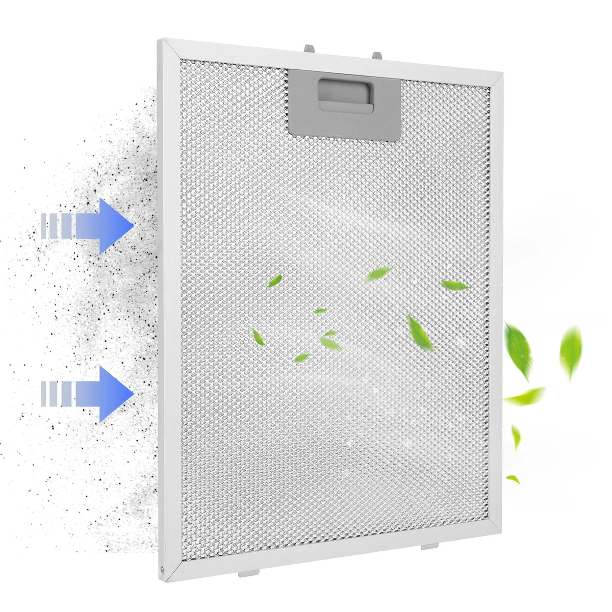 2PCS Aluminum Mesh Filter Kitchens Hoods Oil Filter 320x260mm Mesh Hood Grease Filter for Home Kitchen Range Hood Accessories