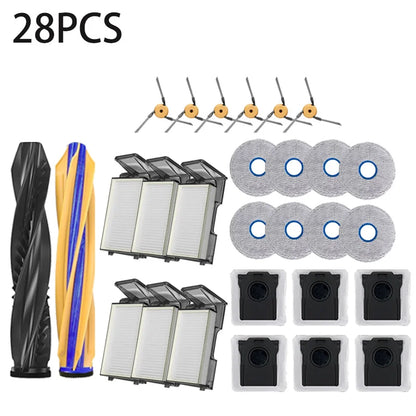 Dreame X60 Ultra Robot Vacuum Spare Parts Consumables Main Side Brush Hepa Filter Mop Cloth Dust Bag Accessories