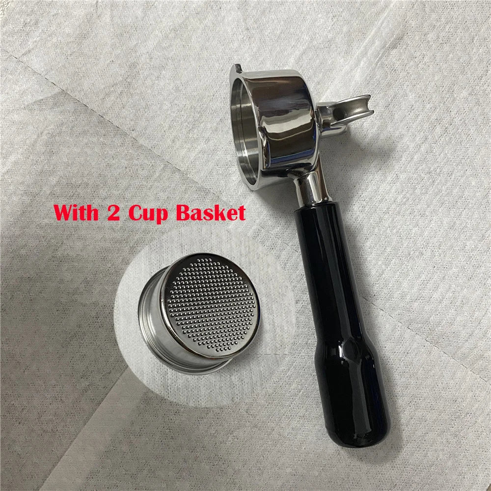 51mm Double Mouthed Coffee Portafilter For Homix/Gypas/Hibrew h11/Oster/Phico Coffee Machine Stainless Steel Coffee Handle