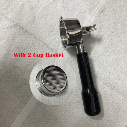 51mm Double Mouthed Coffee Portafilter For Homix/Gypas/Hibrew h11/Oster/Phico Coffee Machine Stainless Steel Coffee Handle