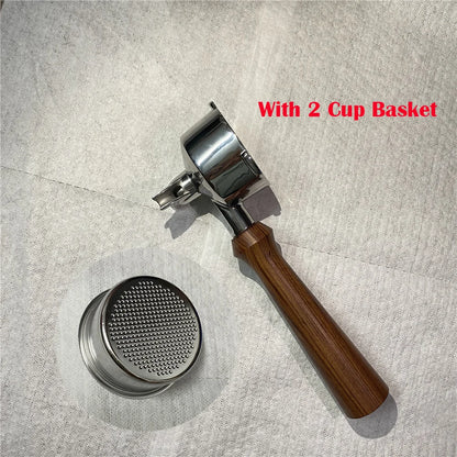 51mm Double Mouthed Coffee Portafilter For Homix/Gypas/Hibrew h11/Oster/Phico Coffee Machine Stainless Steel Coffee Handle