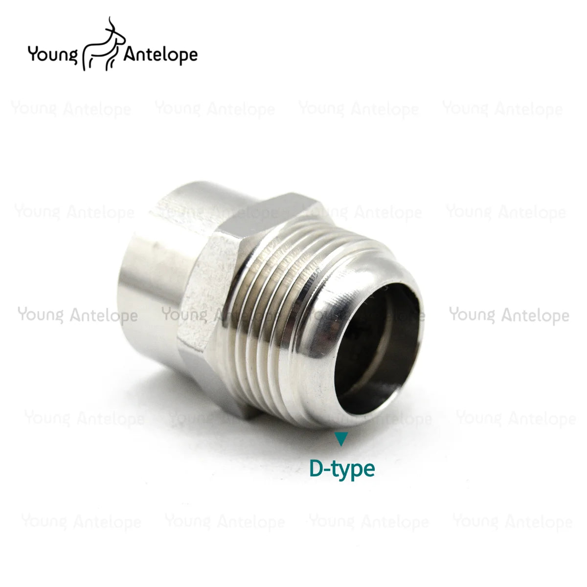 Male Thread Welded Connector Metal Hose Corrugated Pipe Adapter Single End Weld External Thread Fitting 304 Stainless Steel