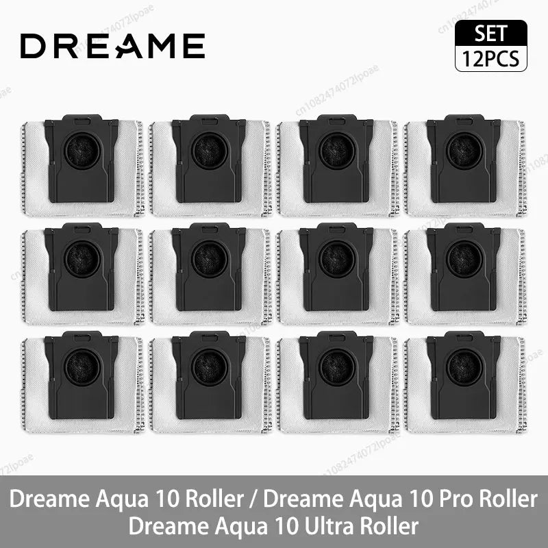 Dreame Aqua 10 Roller / Aqua 10 Pro Roller / Aqua 10 Ultra Roller Accessories Main Side Brush Roller Mop Cloth Filter Dust Bag