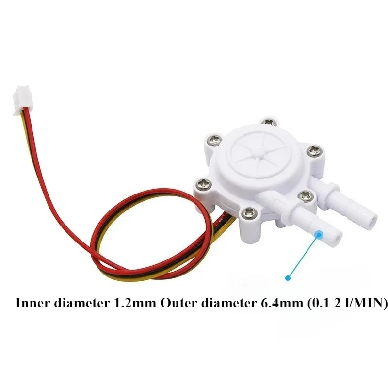 Coffee machine flowmeter, water dispenser flowmeter sensor, tower interface Hall sensor, 2 points