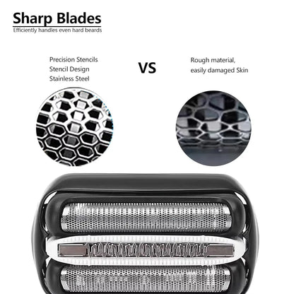 32B / 32S Replacement Shaver Foil & Cutters Compatible with Braun Series 3