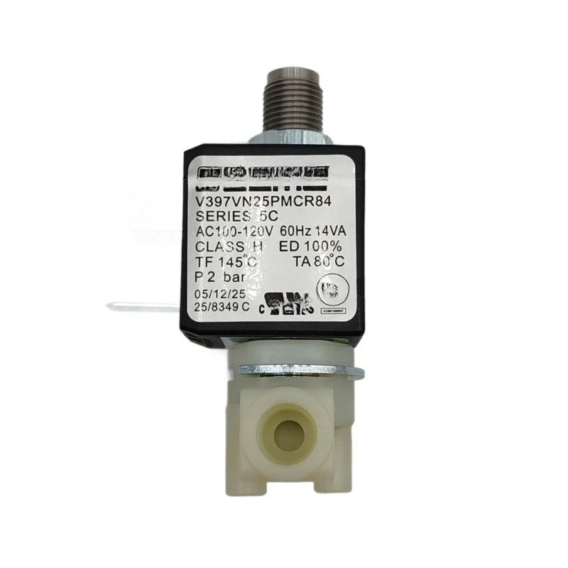 Imported 120/230V Italian Pressure Coffee Machine Accessories Brewing/Steam Solenoid Control Valve High Temperature Steam
