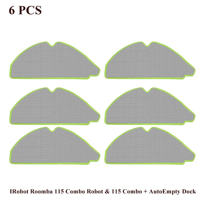 Compatible with IRobot Roomba 115 Combo/115 Combo+ Vacuum Cleaner Part Main Roller Brush Side Brush Filter Mop Pad Dust Bag Accessories