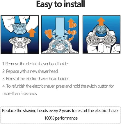 SH98 Shaver Replacement Heads Compatible with Philipss Norelcos Electric Razors S9000 Prestige (SP98xx) SP9800