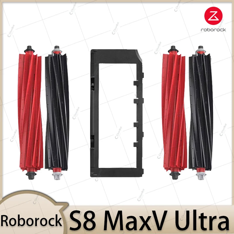 Compatible with Roborock S8 MaxV Ultra Robot Vacuum Parts Main Roller Side Brush Hepa Filter Mop Pad Cloth Dust Bag Accessories