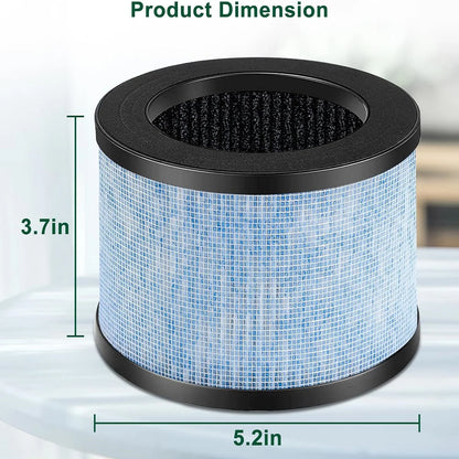 4Pcs Air Cleaner Replacement Filter Compatible with For AROEVE MK01 MK06 DH-JH01 For Air Cleaner Parts Home Appliance Part