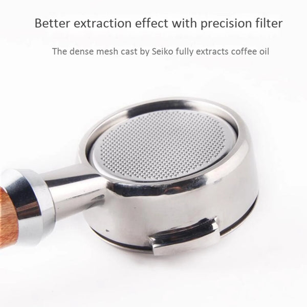B03C-2Pcs 58MM Stainless Steel Coffee Machine Bottomless Portafilter For Nuova Coffee Machine Professional Accessory