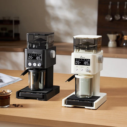 Espresso Adjustable Electric Coffee Grinder Burr 30 Levels Of Grinding Easy To Clean Send Coffee Scales And Sealed Bean Jars