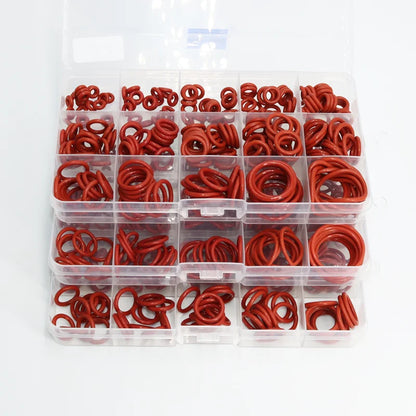 Silicone Red O Ring VMQ ORing Sealing Washer High Temperature Car Automotive Conditioner Plumbing Gaske