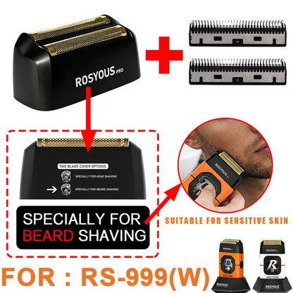 For ROSYOUS RS-999 Quality Replacement Double Foiled Blade Net Electric Shaver Repair Accessories Wholesales