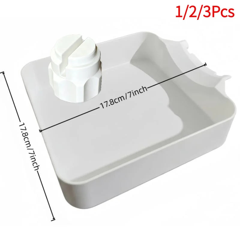 1Set Washing Machine Drain Tray, Water Collection Design, Prevents Floor Overflow During Filter Cleaning, Laundry Tool
