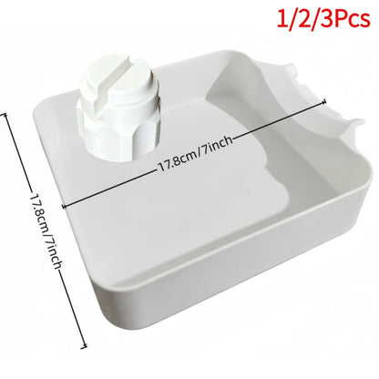 1Set Washing Machine Drain Tray, Water Collection Design, Prevents Floor Overflow During Filter Cleaning, Laundry Tool