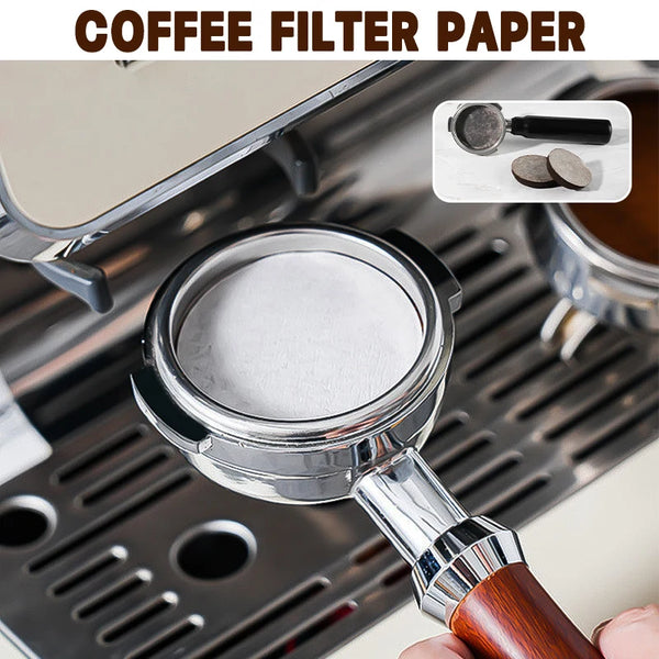 100pcs Coffee Filter Paper Espresso Paper Filters 51mm 53mm 58mm Puck Screen For Delonghi Breville Portafilter Machine Tools