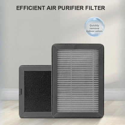 2Pcs Activated Carbon Filter for LV-H128 PUURVSAS HM669A/ROVACS RV60 Air Purifier Filter Accessory