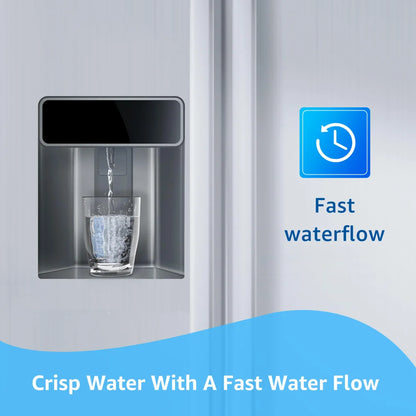 Replacement Compatible with GE MWF Refrigerator Water Filters MWFP FMG-1 MWFA GWF WFC1201 RWF1060 197D6321P006 469991 3 Pack