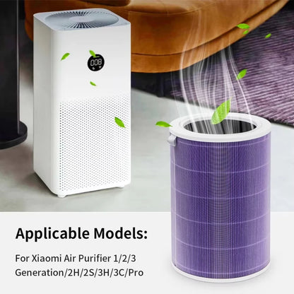 Air Filter Compatible with Xiaomi Mi 1 2 2S 2C 2H 3 3S 3C 3H Mijia Air Purifier Replacement Air Filter Carbon 13H HEPA Filter